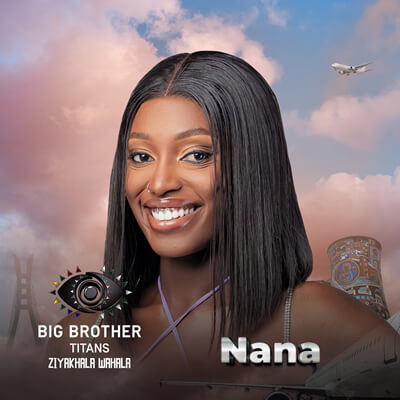 Nana Blessing Basheru - Big Brother Titans Season 1 Housemates in 2023.